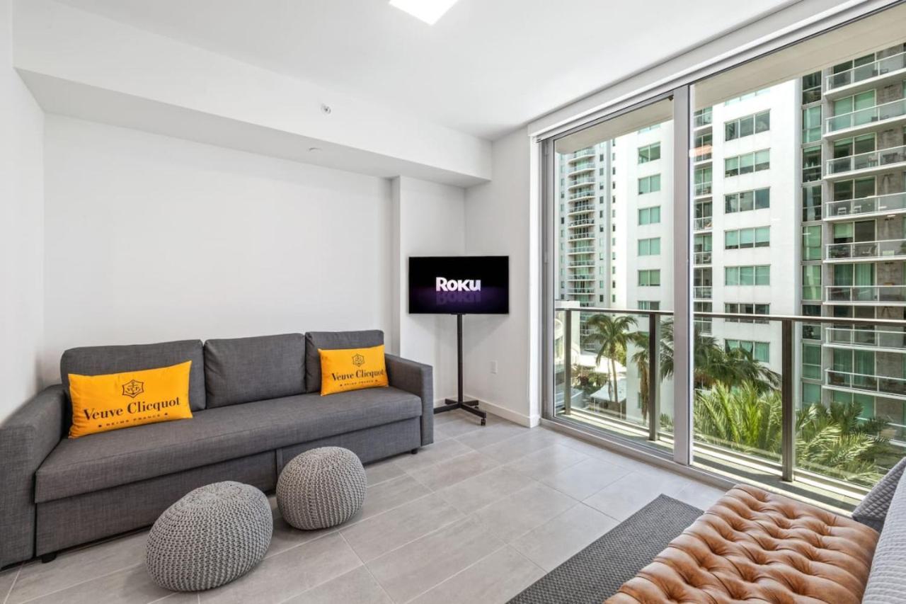 Downtown Luxury Studio Pool And Gym Apartment Miami Exterior foto