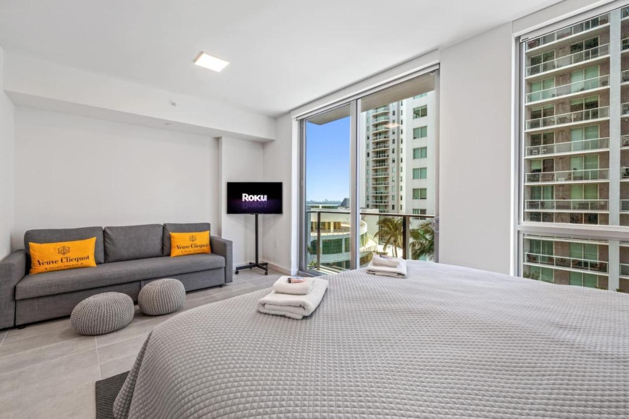 Downtown Luxury Studio Pool And Gym Apartment Miami Exterior foto