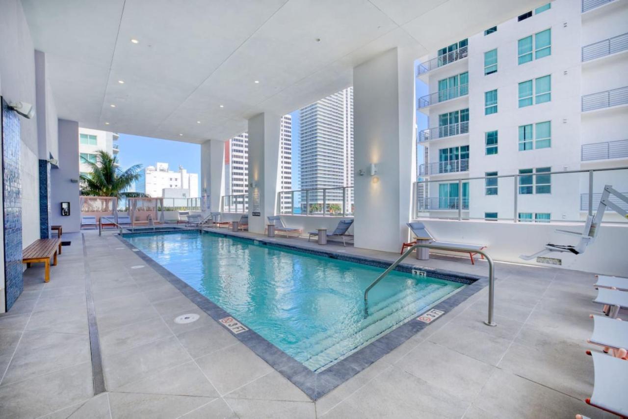 Downtown Luxury Studio Pool And Gym Apartment Miami Exterior foto